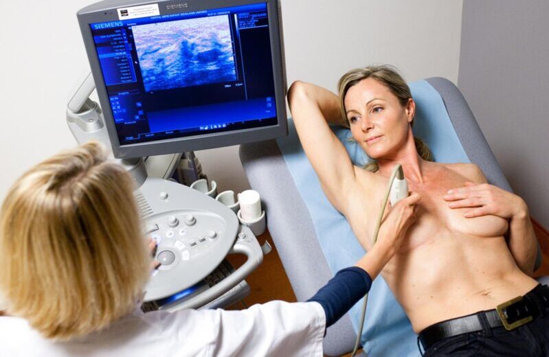 Ultrazvuk mléčných žláz před augmentací prsou kyselinou hyaluronovou