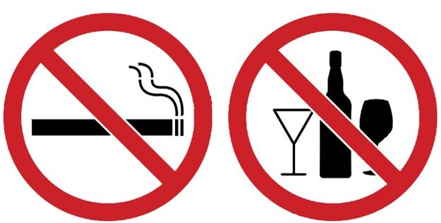 odvykání alkoholu a kouření před zvedáním prsou